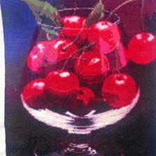 Работа «Вишенки в бокале»
