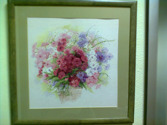 Работа «Акварельные флоксы»