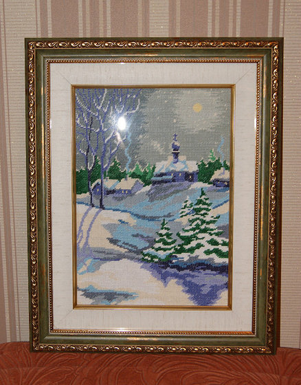 Работа «Зимний пейзаж»