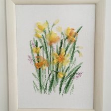 Работа «"Весенние нарциссы"»