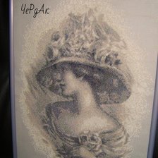 Работа «дама в шляпе»