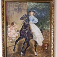 Работа «Всадница»