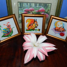 Работа «Вот такие милашки живут у старшего сына в комнате)»