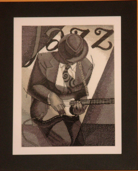 Работа «Гитарист Джаз»