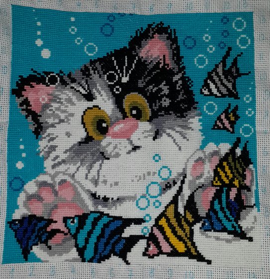 Работа «Котик от Риолис»