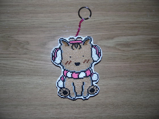 Работа «брелок котенок»