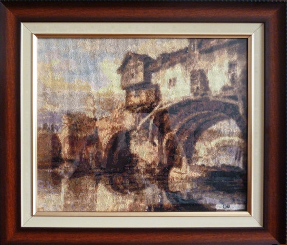 Работа «Старинный мост»