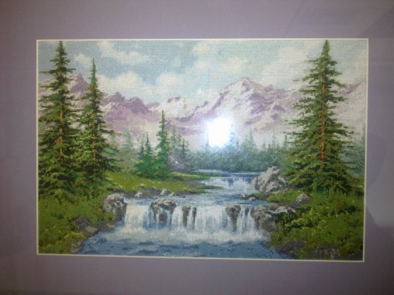 Работа «Горный пейзаж»