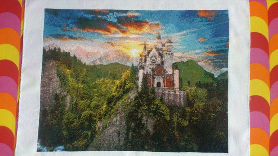 Работа «нойшвайзамок літній варіант»