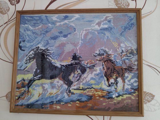 Работа «Мустанги»