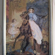 Работа «Всадница (по картине К. Брюллова)»