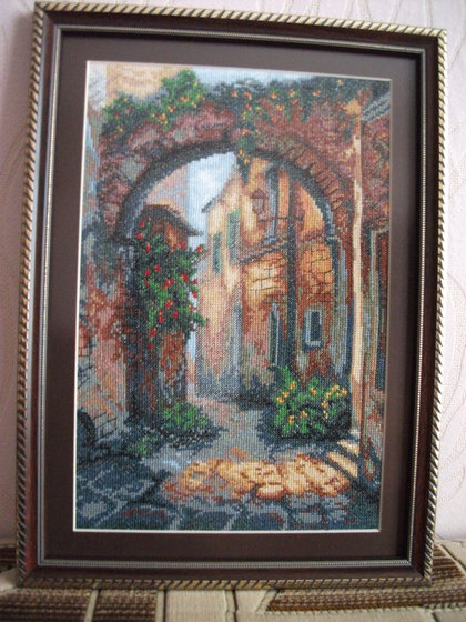 Работа «Итальянский дворик»