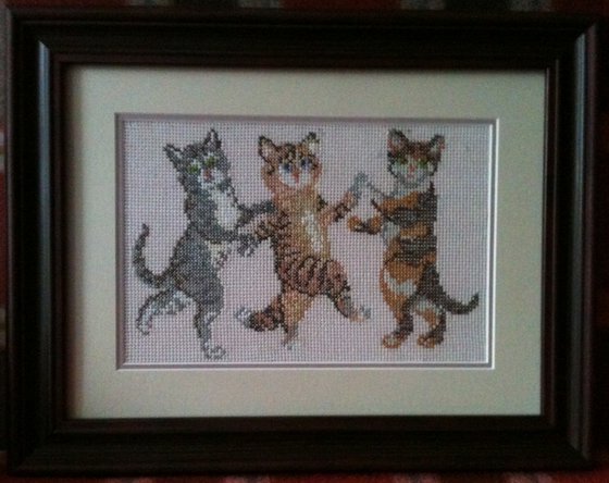 Работа «Веселый мартовский танец»