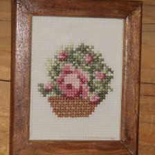 Работа «№6 Корзина с розами»