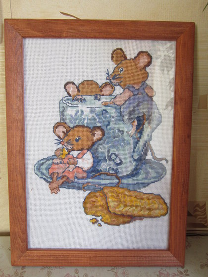 Работа «Мышиная семейка»