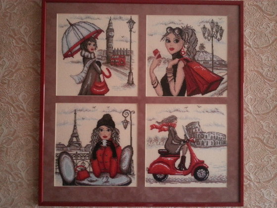 Работа «Шагаю по планете. Лондон- Москва- Париж- Рим.»