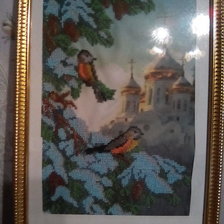 Работа «зимний пейзаж»