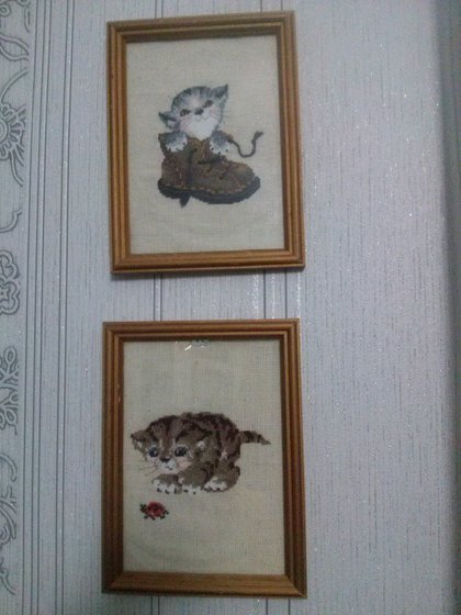 Работа «Мои котята.»