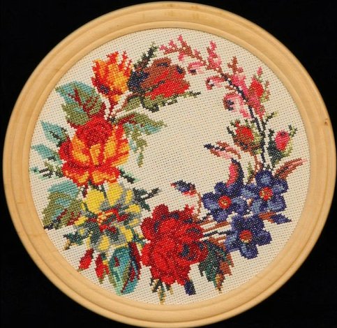 Работа «Бабушкин букет»