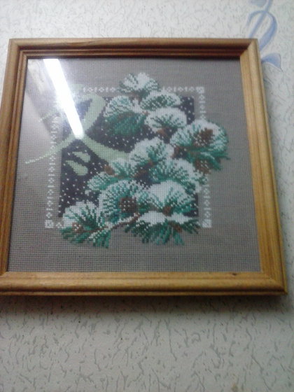 Работа «Зима»