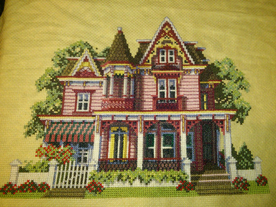 Работа «викторианский домик(совместник в группе на Одноклассниках)»