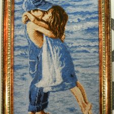 Работа «Поцелуй на морском побережье»