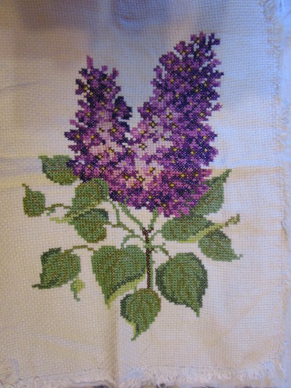 Работа «сирень (журнал special burda 10/93)»