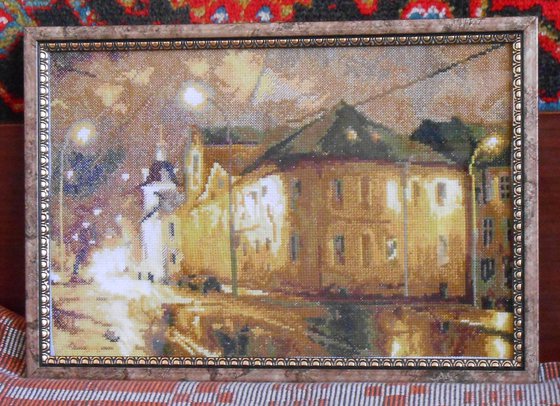 Работа «Ночной проспект»