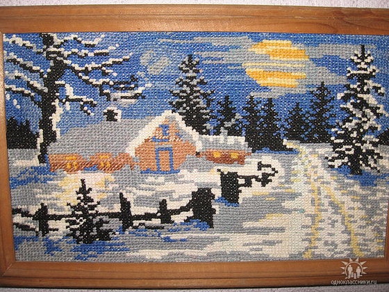 Работа «зимняя ночь»