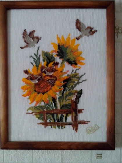 Работа «подсолнухи»