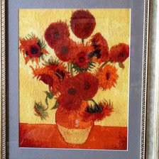 Работа «ВанГог Подсолнухи»