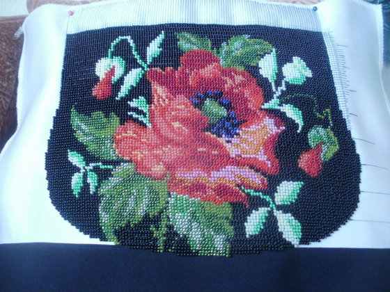 Работа «маки для сумочки»