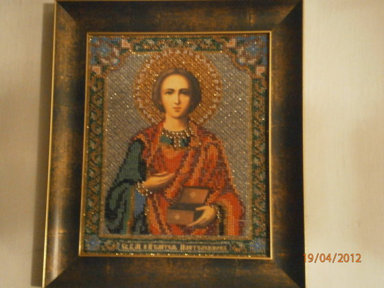 Работа «Икона "Св. Пантелеймон"»