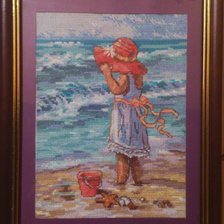 Работа «Девочка у моря»