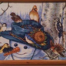 Работа «Снеговик»