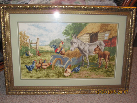 Работа «"Сельский дворик"»