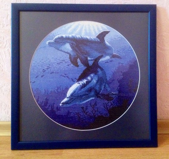 Работа «Мои дельфины»