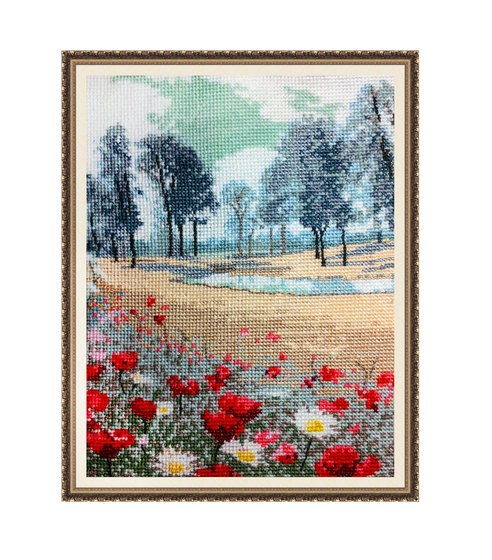 Работа «Маки по схеме Джона Клейтона»