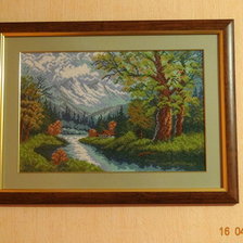 Работа «горный пейзаж»