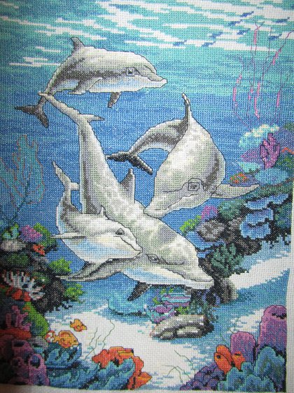 Работа «Дельфины»