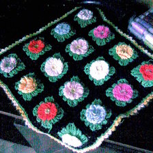 Работа «с объемными розочками»