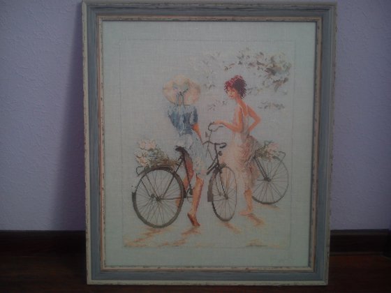 Работа «Велосипедистки»