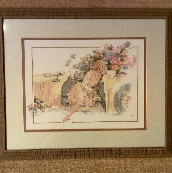 Работа «Девушка в "Бугатти"»