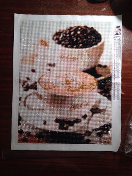 Работа «Чашечки. Алмазная техника»