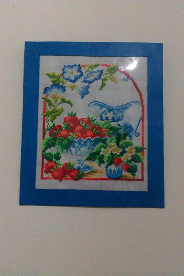 Работа «клубника со сливками»