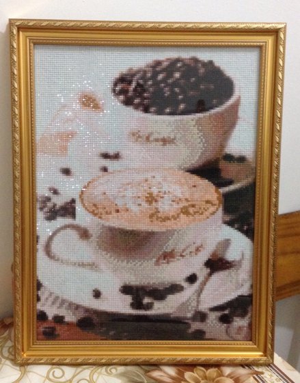 Работа «Чашечки. Алмазная техника. Оформила»