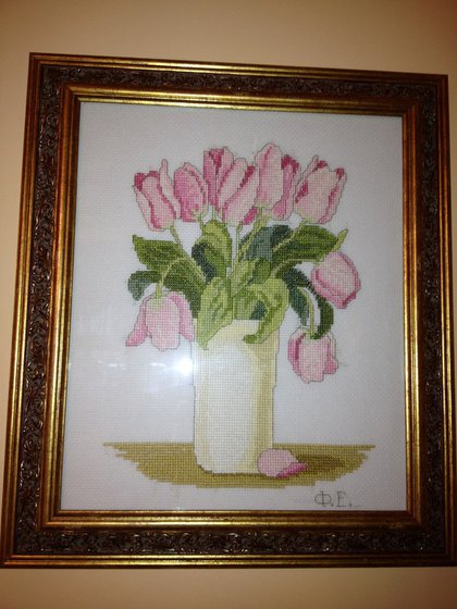 Работа «Тюльпаны»