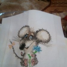 Работа «влюбленный мышонок»