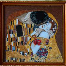 Работа «"Поцелуй" Климта»