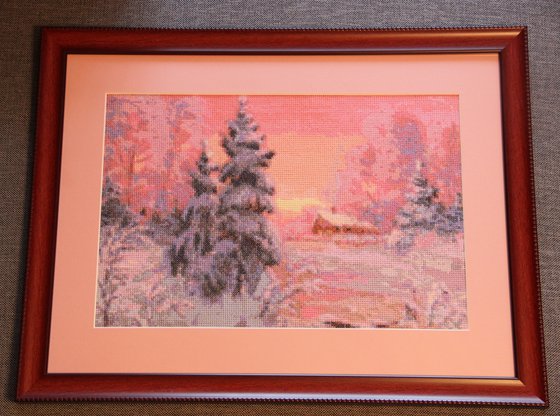 Работа «Зимние зори»